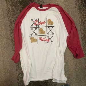 Baseball style shirt